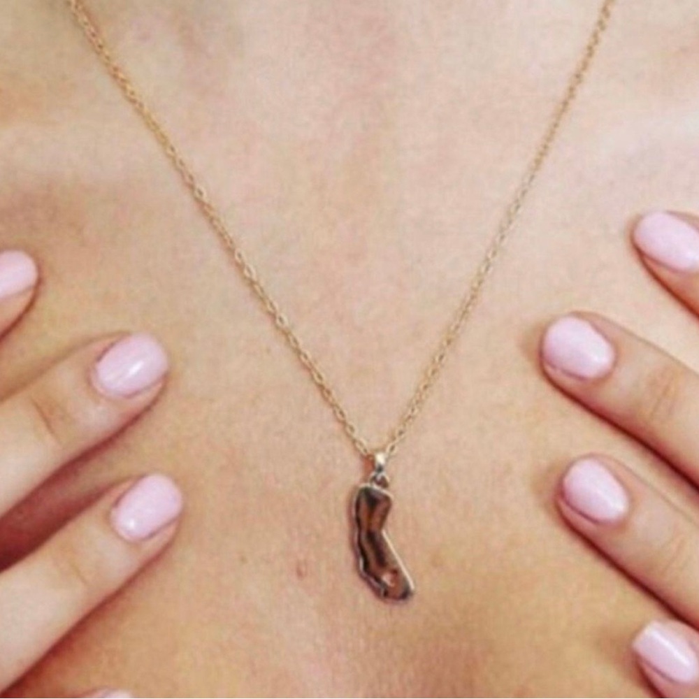 NWOT Cali Outline Necklace